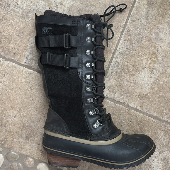 Sorel Women’s Conquest Carly ll Waterproof Duck Snow Boots NL2273-011 SIZE 8 - Picture 8 of 8